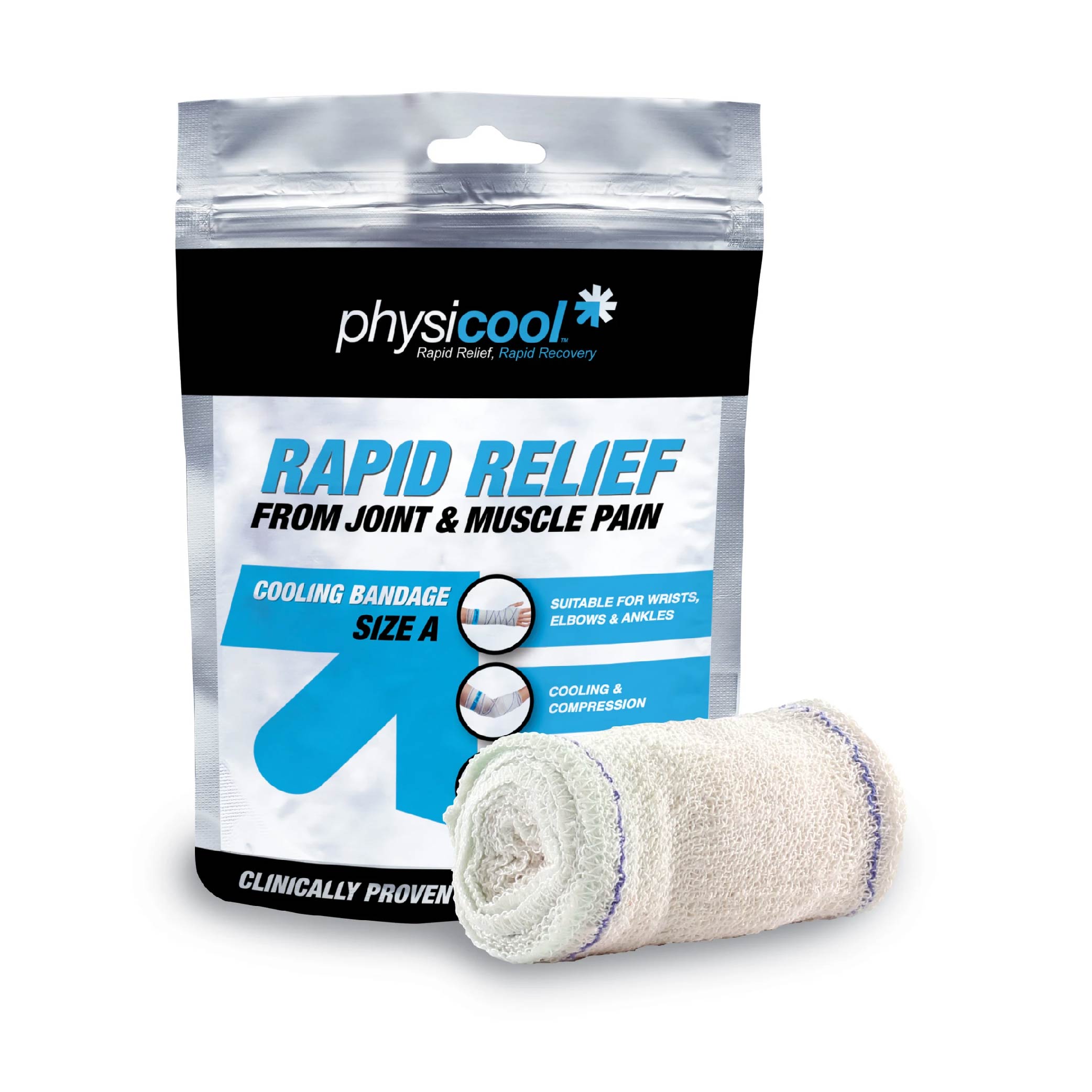PhysiCool Cooling Wraps Size A Small (10 cm by 2m)